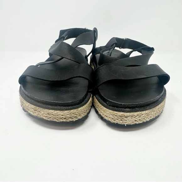 Sorel Roaming Criss Cross Leather Sandals - Picture 2 of 8